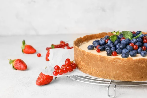 Sweet Tasty Cheesecake Table — Stock Photo, Image