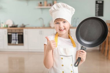 Sevimli küçük şef mutfak