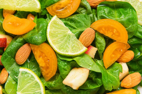 Tasty Healthy Salad Closeup View — Stock Photo, Image