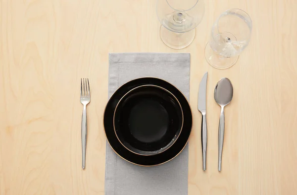 Schöne Tischdekoration Restaurant — Stockfoto