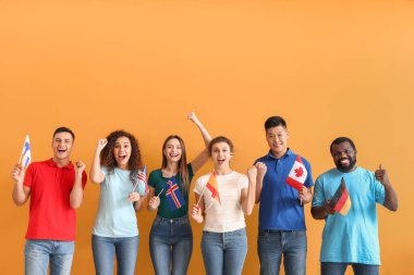 Dil okulunun genç öğrencileri