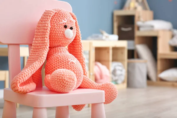 Cuddly Toy Chair Children Room — Stock Photo, Image