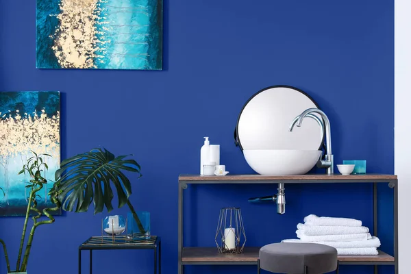 파란색 현대식 — 스톡 사진