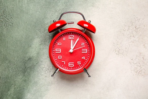 Relógio Alarme Mesa Conceito Gestão Tempo — Fotografia de Stock