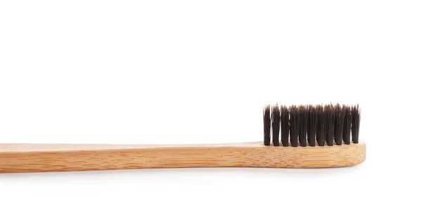 Wooden Tooth Brush White Background — Stock Photo, Image