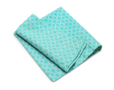 Beyaz arka planda temiz peçete