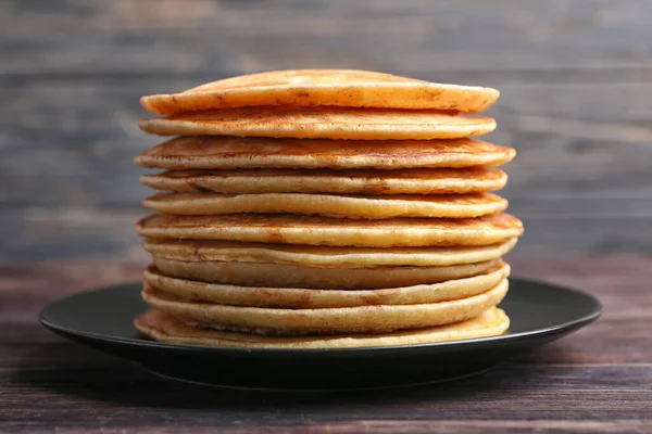 Stack Tasty Pancakes Plate — Stock Photo, Image