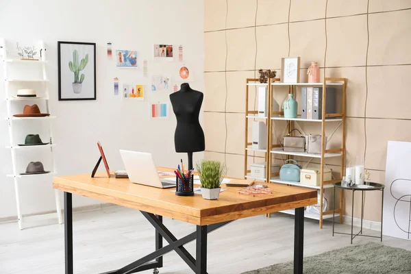 Modern Workplace Clothes Stylist Office — Stock Photo, Image