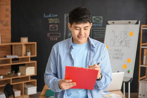 Male Designer Working Office — Stock Photo, Image