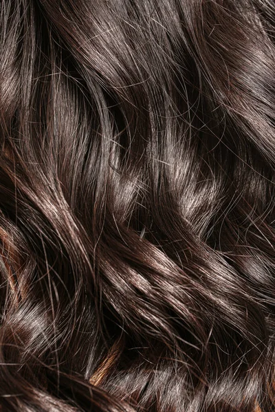 Krásné Dlouhé Kudrnaté Vlasy Jako Pozadí — Stock fotografie