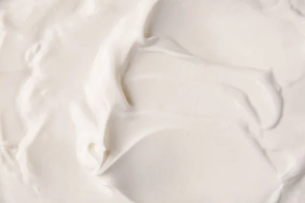Texture Tasty Sour Cream Closeup — Stock Photo, Image