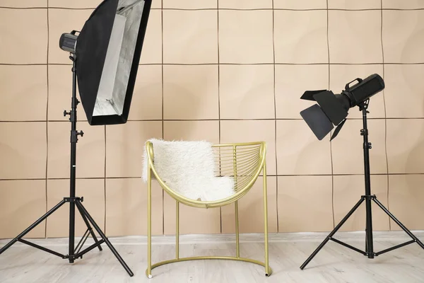 Interior Photo Studio Modern Equipment — Stock Photo, Image