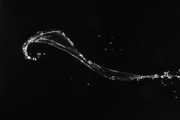 Splash Clean Water Dark Background — 스톡 사진