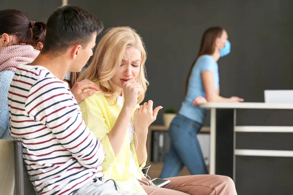 Patients Waiting Hall Clinic — Stock Photo, Image