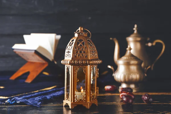 Muslim Lamp Dark Background — Stock Photo, Image