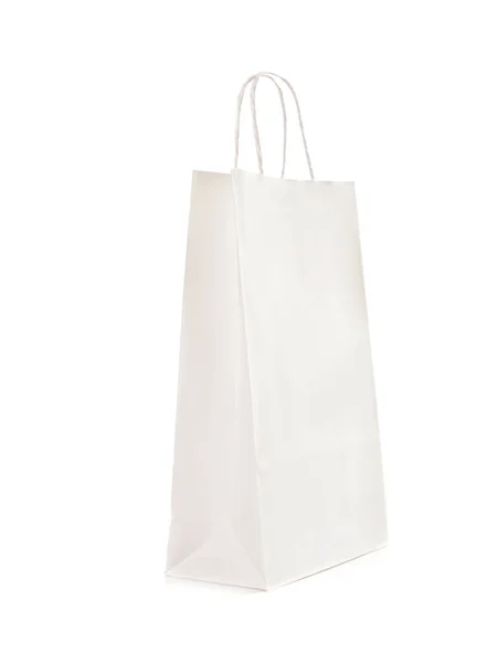 白い背景の紙のショッピングバッグ — ストック写真