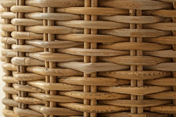 Rattan Textura Jako Pozadí Detailní Záběr — Stock fotografie