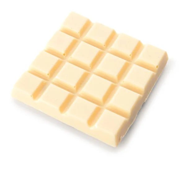Sladká Chutná Čokoláda Bílém Pozadí — Stock fotografie