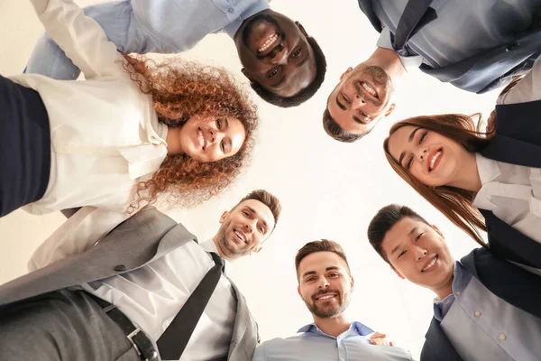 Group Business People Office Bottom View Unity Concept — Stock Photo, Image