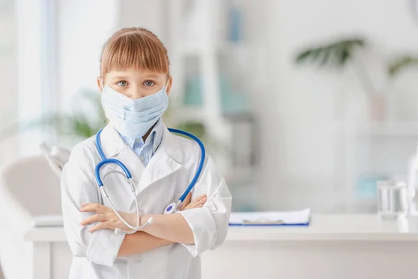 Cute Little Doctor Clinic — Stock Photo, Image