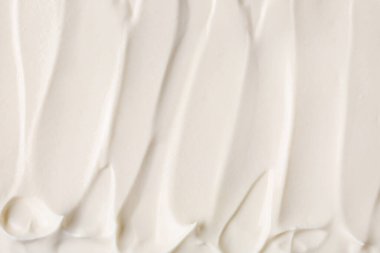 Lezzetli ekşi kremanın dokusu, yakından.