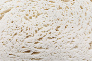 Hamur hamuru dokusu, yakın plan.