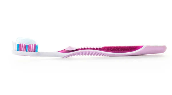 Tooth Brush Paste White Background — Stock Photo, Image