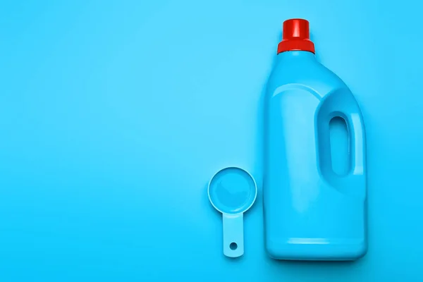 Laundry Detergent Scoop Color Background — Stock Photo, Image