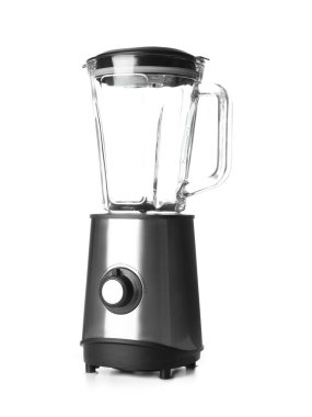 Beyaz arkaplanda modern blender