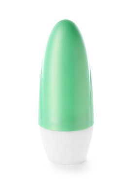 Beyaz arkaplanda rulo deodorant