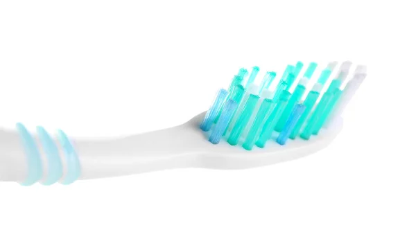 Zahnbürste Auf Weißem Hintergrund — Stockfoto