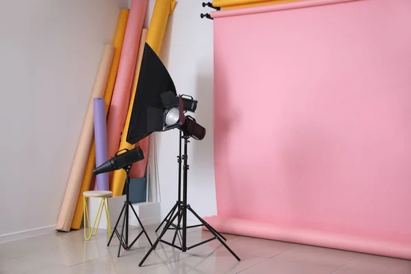 Interior Photo Studio Modern Equipment — Stock Photo, Image