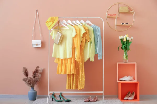 Interiör Modernt Elegant Omklädningsrum — Stockfoto