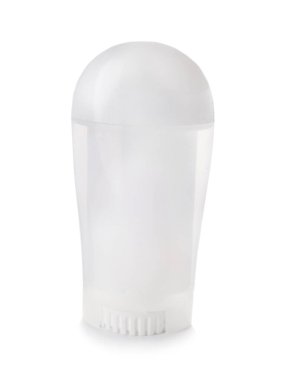 Beyaz arkaplanda deodorant yapıştır