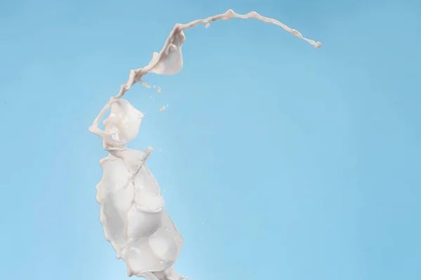 Splash Milk Color Background — Stock Photo, Image