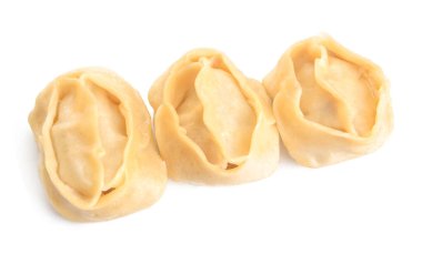 Beyaz arka planda lezzetli doğu hamur tatlısı