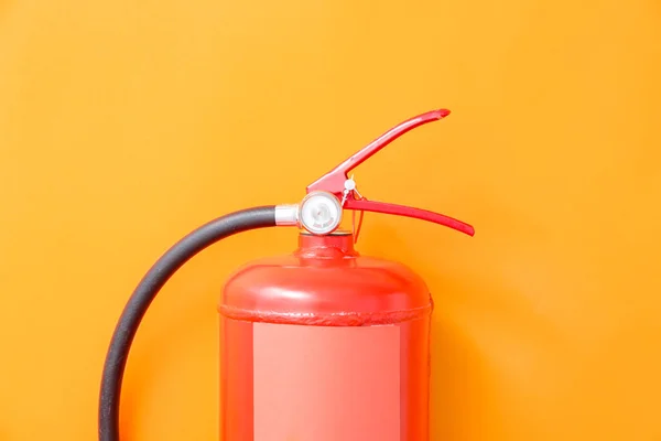 Extintor Incêndio Fundo Cor — Fotografia de Stock