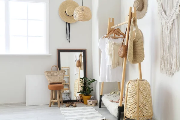 Interior Modern Stylish Dressing Room — Stock Photo, Image