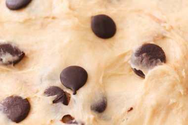 Tatlı hamurun dokusu, yakın plan