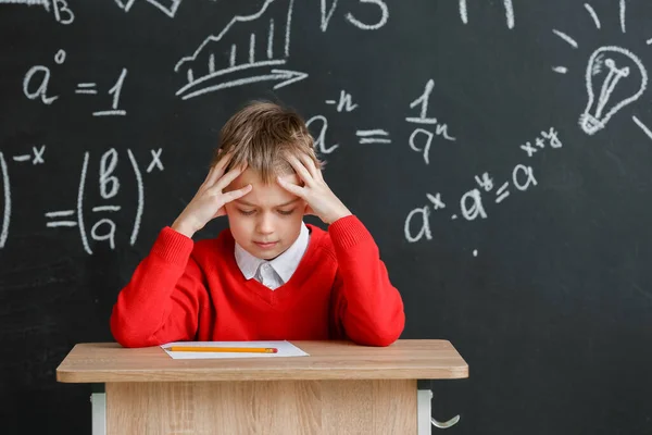 Pupil Passing Exam School — Stock Photo, Image