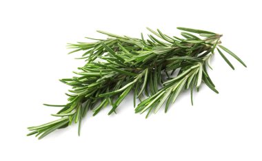 Beyaz arkaplanda taze biberiye