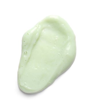 Beyaz arka planda duş jeli