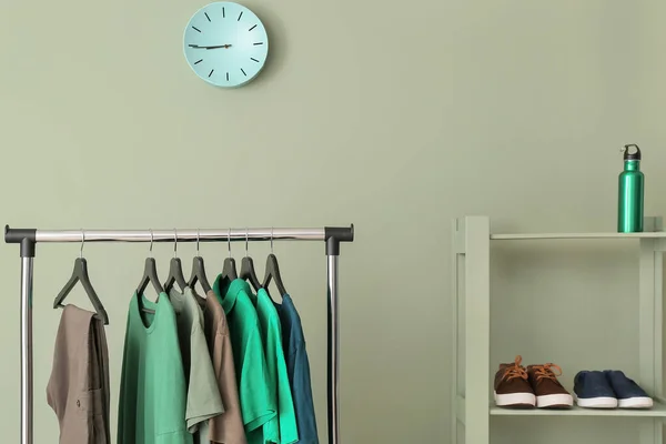 Interior Modern Stylish Dressing Room — Stock Photo, Image