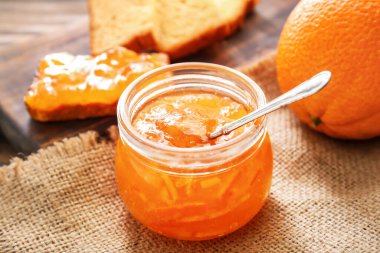 Masada portakal reçeli kavanozu
