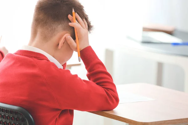 Examen Aprobación Alumnos Escuela — Foto de Stock