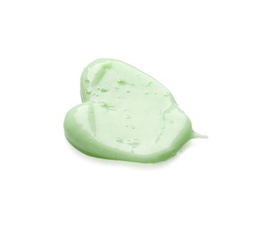 Beyaz arka planda duş jeli