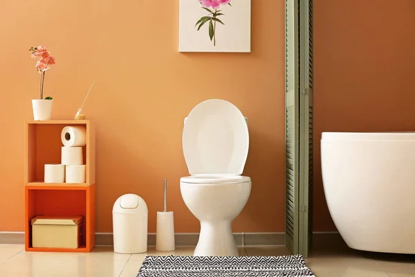 Interior Clean Modern Bathroom — Stock Photo, Image