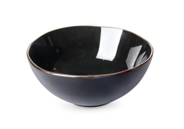 Beyaz arka plan üzerinde temiz kase