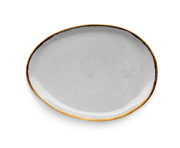 Clean Plate White Background — Stock Photo, Image