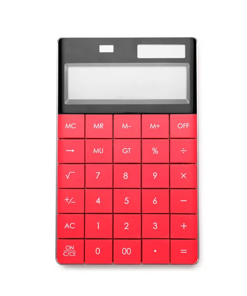 Modern Calculator White Background — Stock Photo, Image